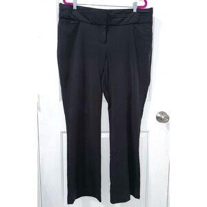 Maurices Black bootcut mid rise dress pants size 15/16